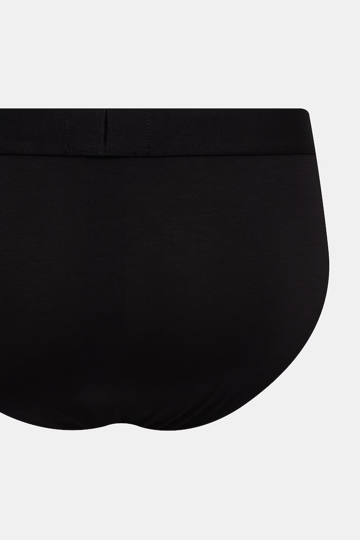 Îmbrăcăminte Emporio Armani Underwear slip pentru bărbați, cu vâscoză pachet de 2 EM000251.AF14134 negru