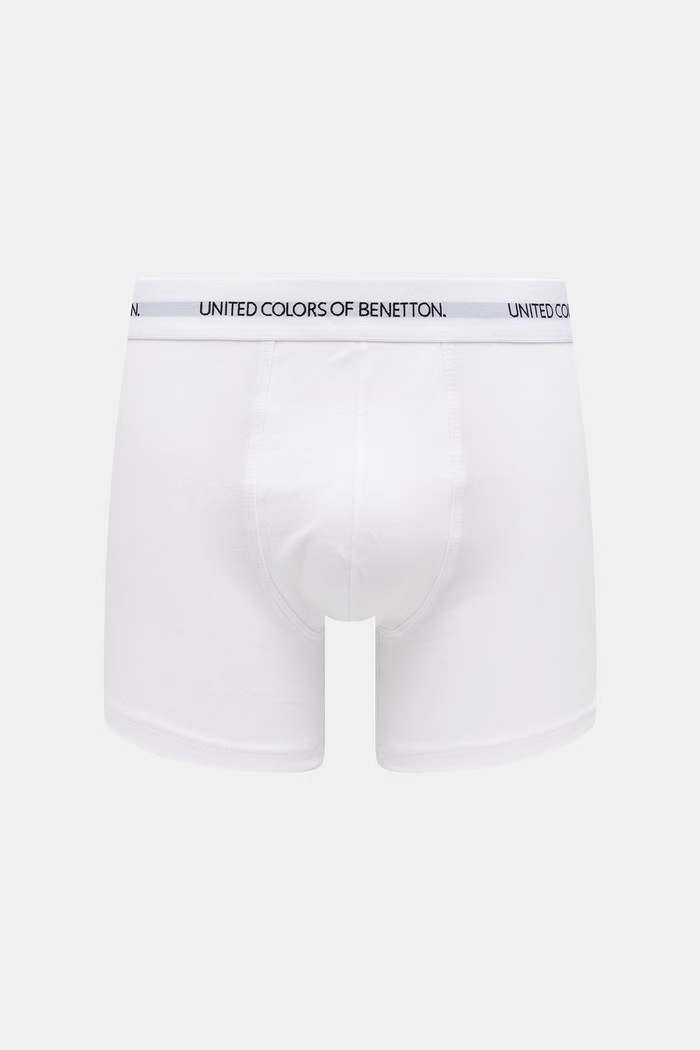 United Colors of Benetton boxeri pentru bărbați pachet de 3 3OP82X01R negru SS26