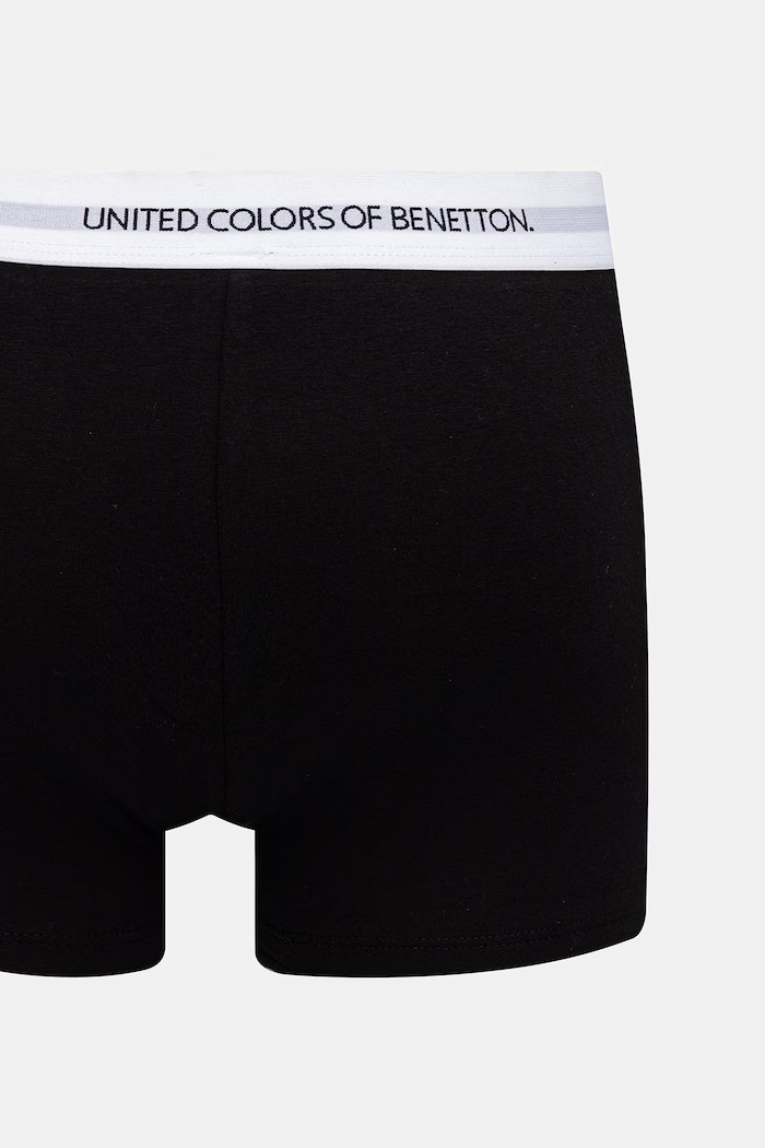 Oblečenie United Colors of Benetton boxerky pánske 3-pak 3OP82X01R čierna