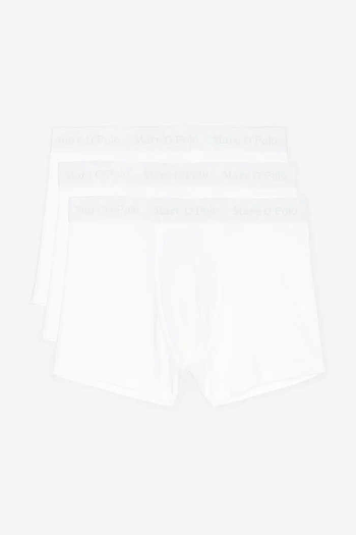 Boxerky Marc O'Polo 3-pack pletenina bílá 10218301