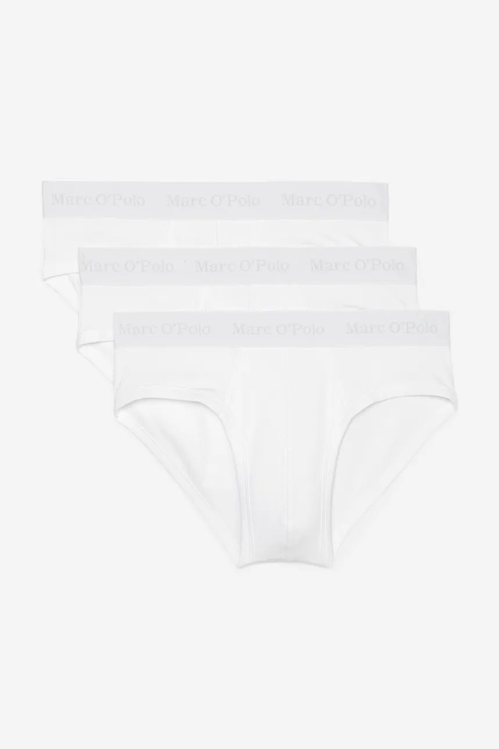 Spodní prádlo Marc O'Polo 3-pack pletenina bílá 10218299