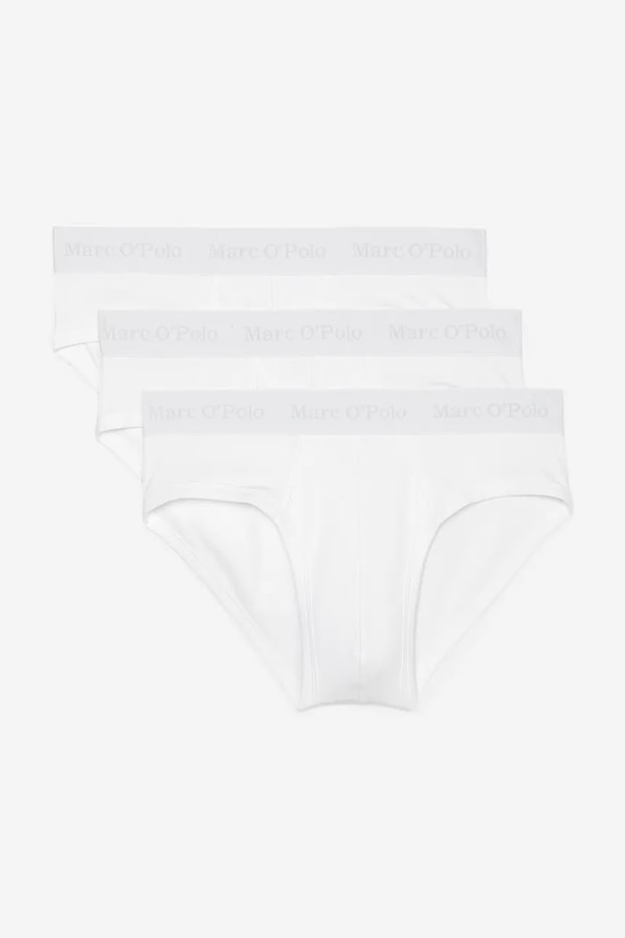 Spodní prádlo Marc O'Polo 3-pack pletenina bílá 10218299