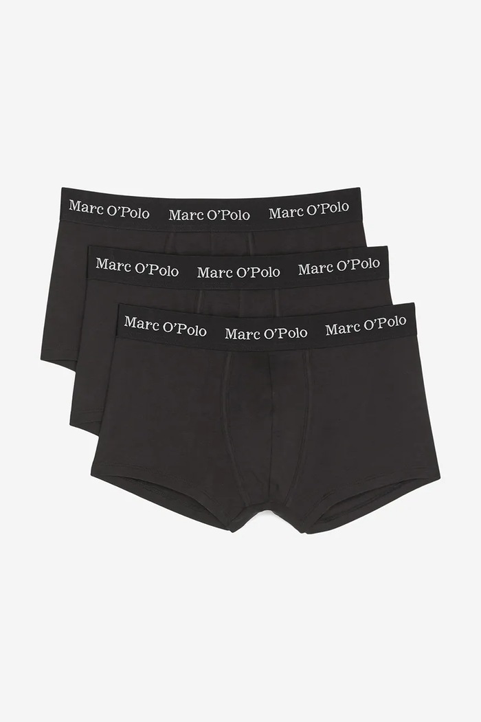 Μποξεράκια Marc O'Polo 3-pack εφαρμοστό σορτς μπόξερ μαύρο 10218300