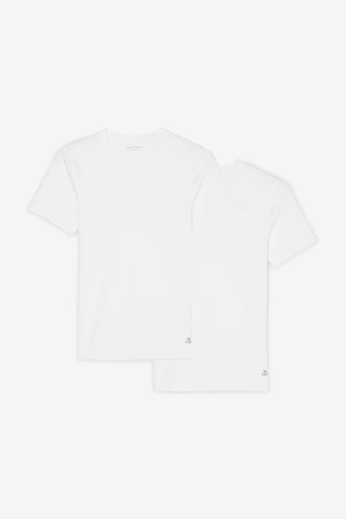 Pyžamové tričko Marc O'Polo 2-pack bílá 10218043