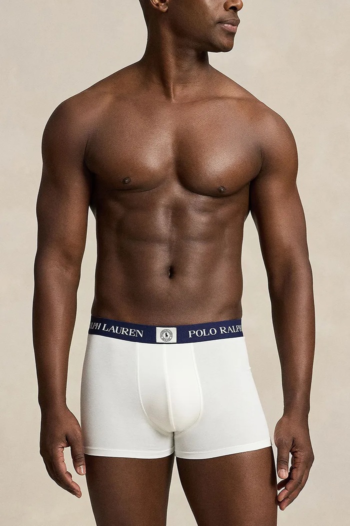 Polo Ralph Lauren bokserki męskie bawełniane z elastanem 3-pack 714981412 granatowy SS26