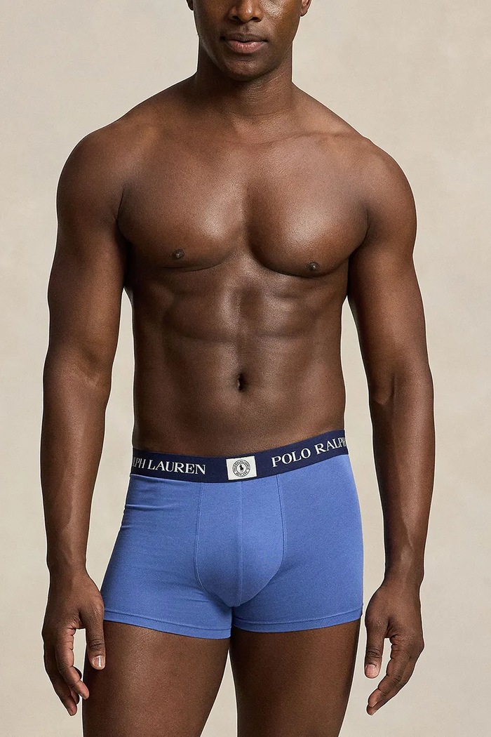 Polo Ralph Lauren bokserki męskie bawełniane z elastanem 3-pack 714981412 granatowy SS26