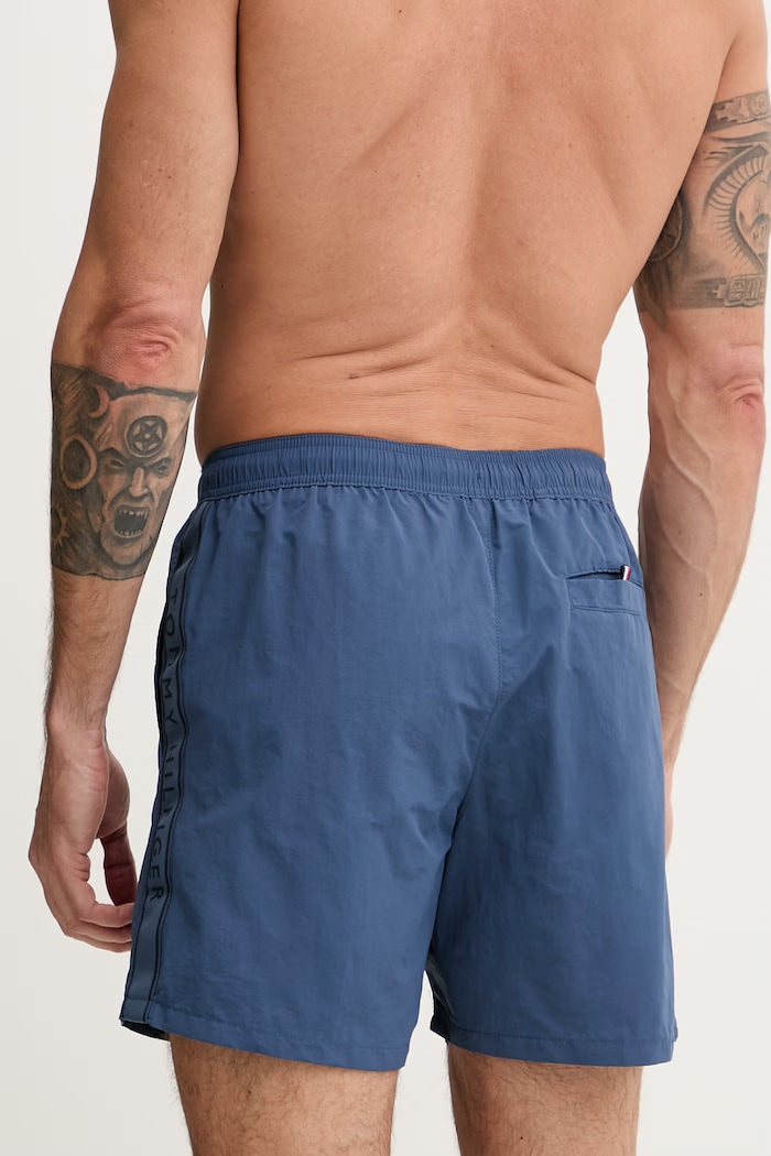 Îmbrăcăminte Tommy Hilfiger pantaloni scurți de baie pentru bărbați UM0UM03730 albastru