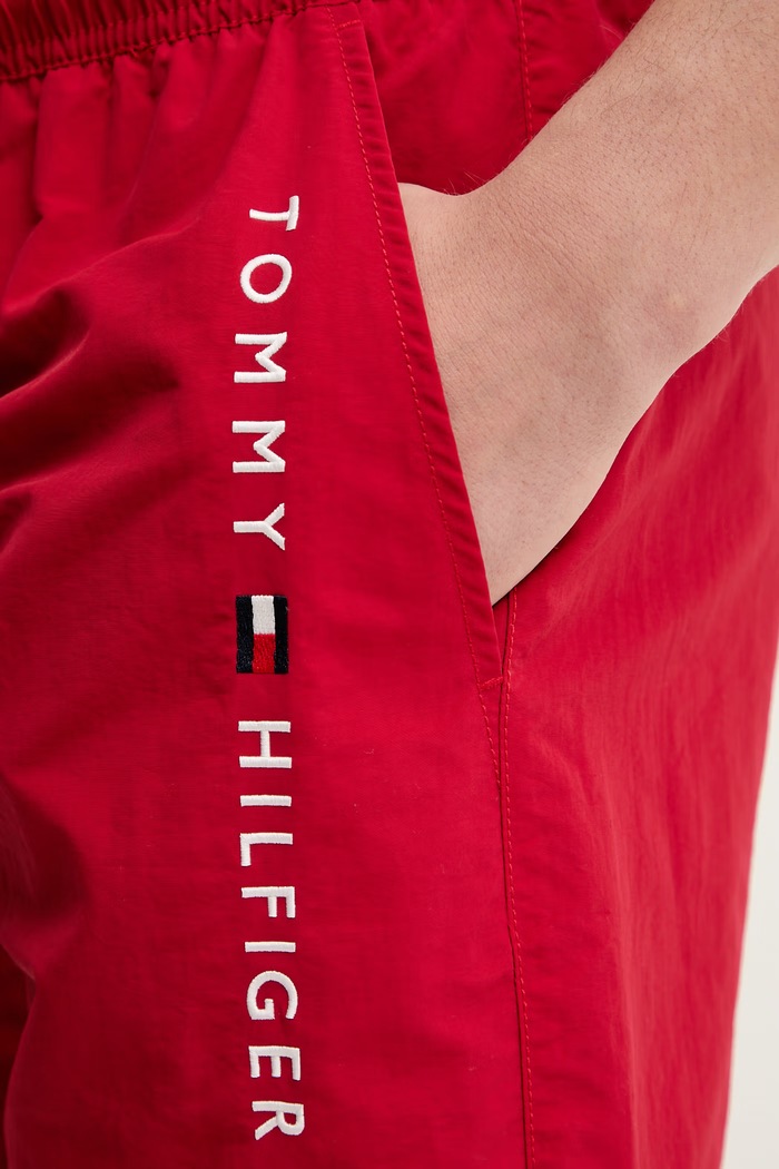 Tommy Hilfiger plavecké šortky pánske červená UM0UM03748