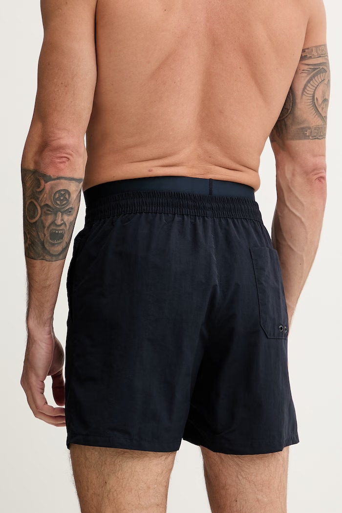 Îmbrăcăminte Tommy Hilfiger pantaloni scurți de baie pentru bărbați UM0UM03749 bleumarin