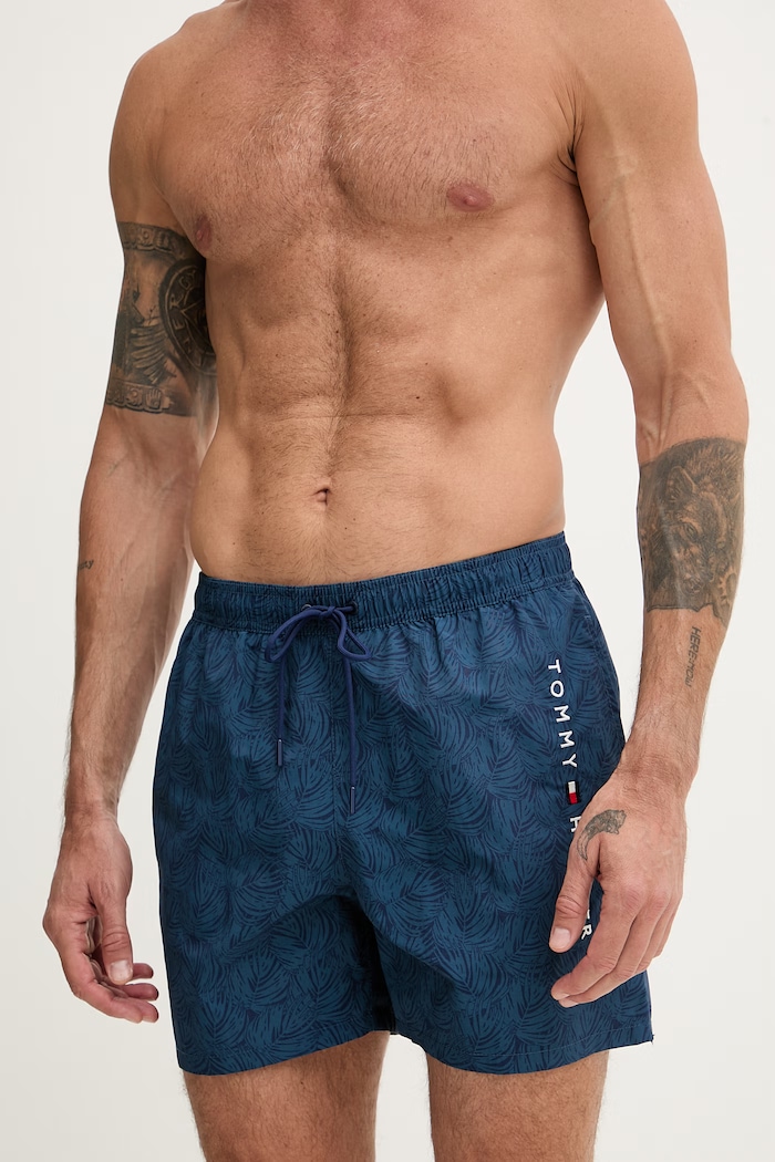 Tommy Hilfiger pantaloni scurți de baie pentru bărbați UM0UM03811 albastru SS26