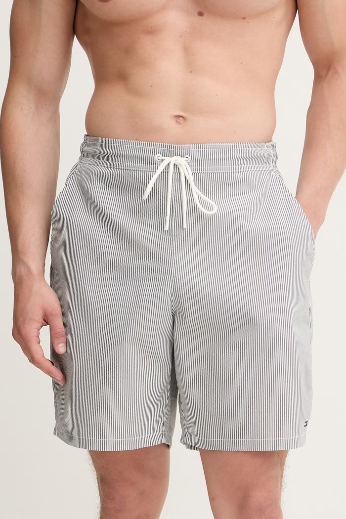 Tommy Hilfiger plavecké šortky dámske UM0UM03936 tmavomodrá SS26