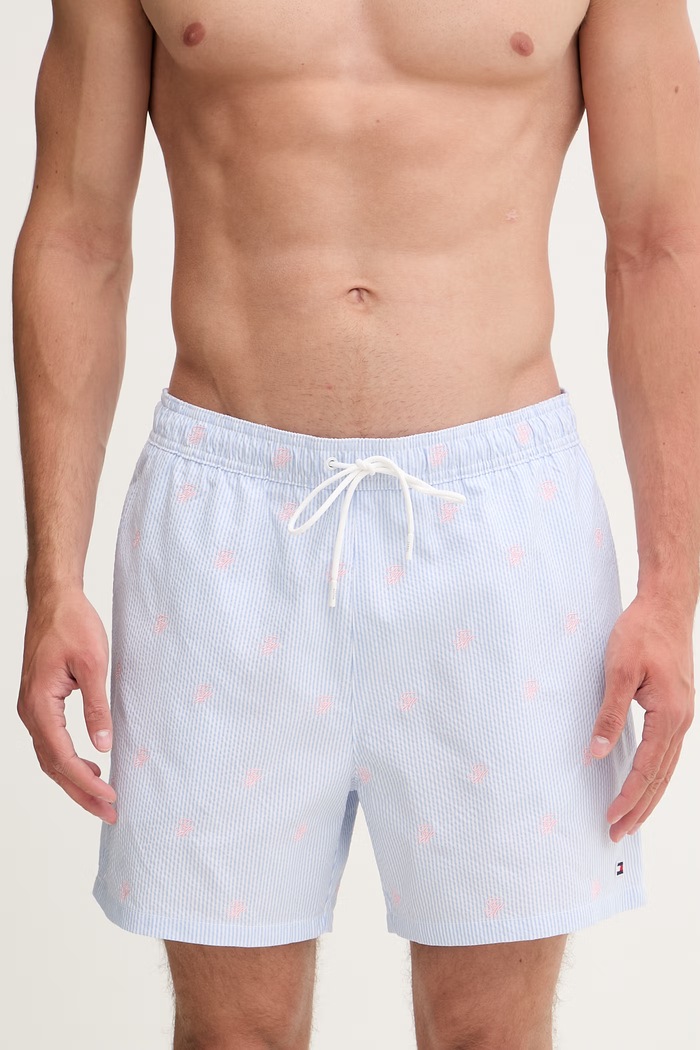 Tommy Hilfiger Plavecké šortky pánske SUMMER UM0UM03746 modrá SS26