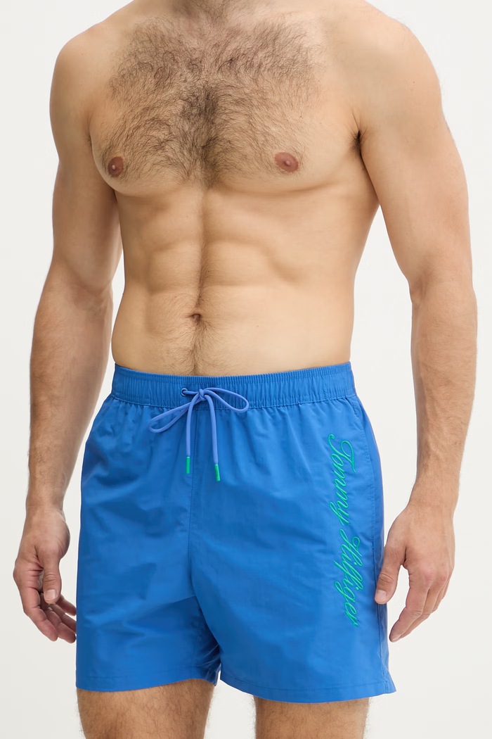 Tommy Hilfiger plavecké šortky pánske SUMMER UM0UM03858 modrá SS26