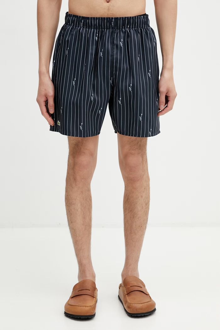 Lacoste σορτς μαγιό Ανδρικά μπλε MH1849