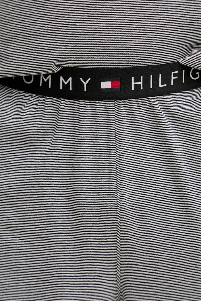 Tommy Hilfiger dvojdielne pyžamo pánske bavlnené s elastanom UM0UM03846 čierna