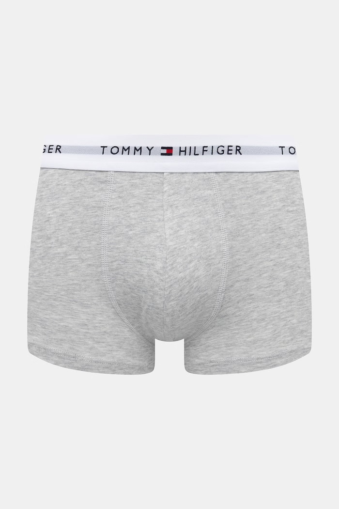 Îmbrăcăminte Tommy Hilfiger boxeri bărbați din bumbac cu elastan pachet de 3 UM0UM03752 gri