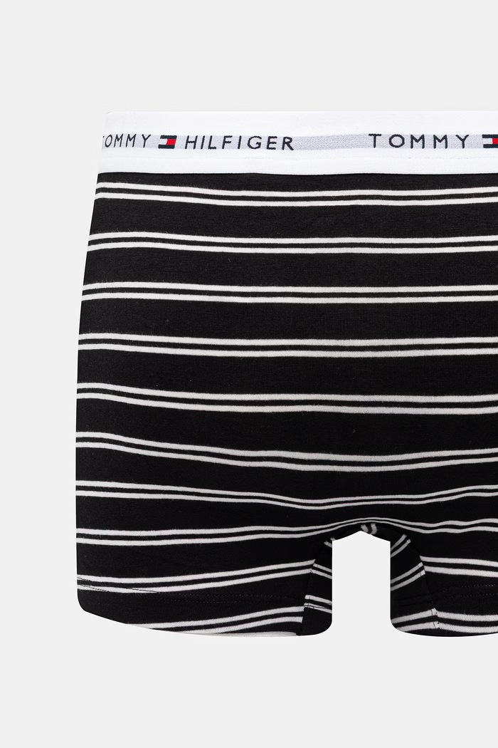 Tommy Hilfiger Boxeri bărbați din bumbac cu elastan pachet de 3 UM0UM03753 negru