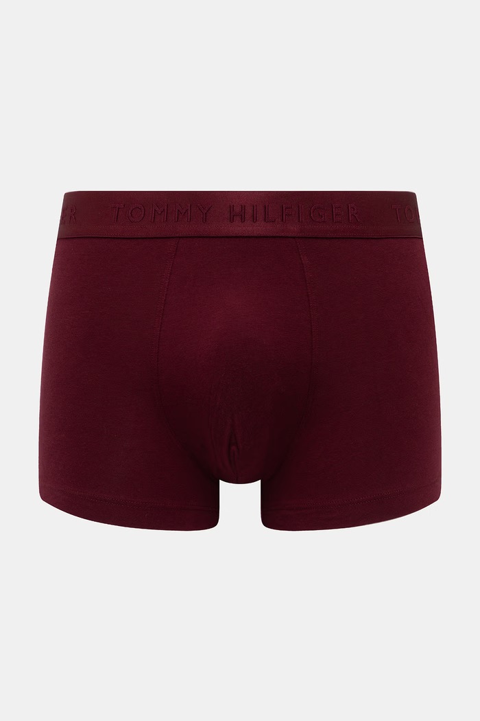 Tommy Hilfiger boxerky pánske 3-pak UM0UM03755 burgundské SS26