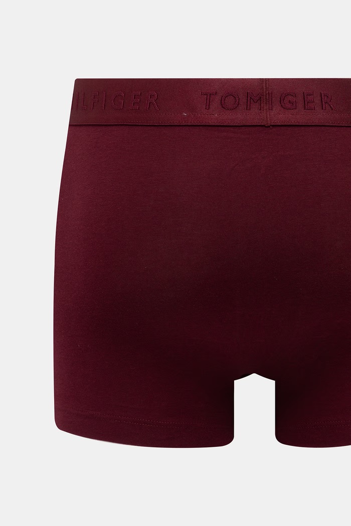 Oblečenie Tommy Hilfiger boxerky pánske 3-pak UM0UM03755 burgundské