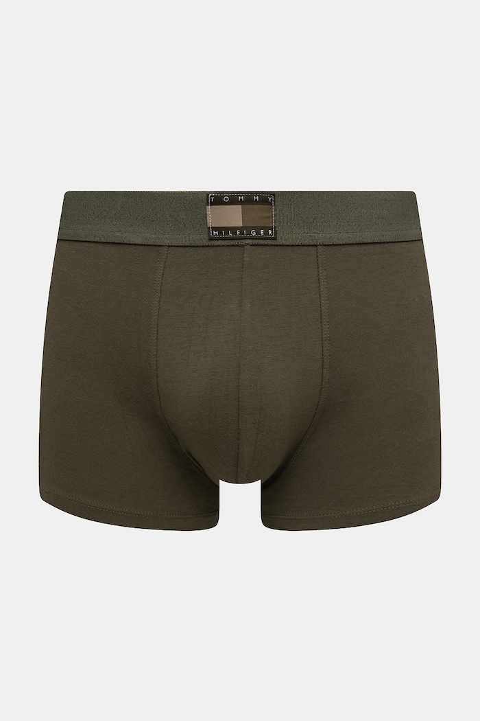 Îmbrăcăminte Tommy Hilfiger boxeri mulați pentru bărbați pachet de 3 UM0UM03760 verde