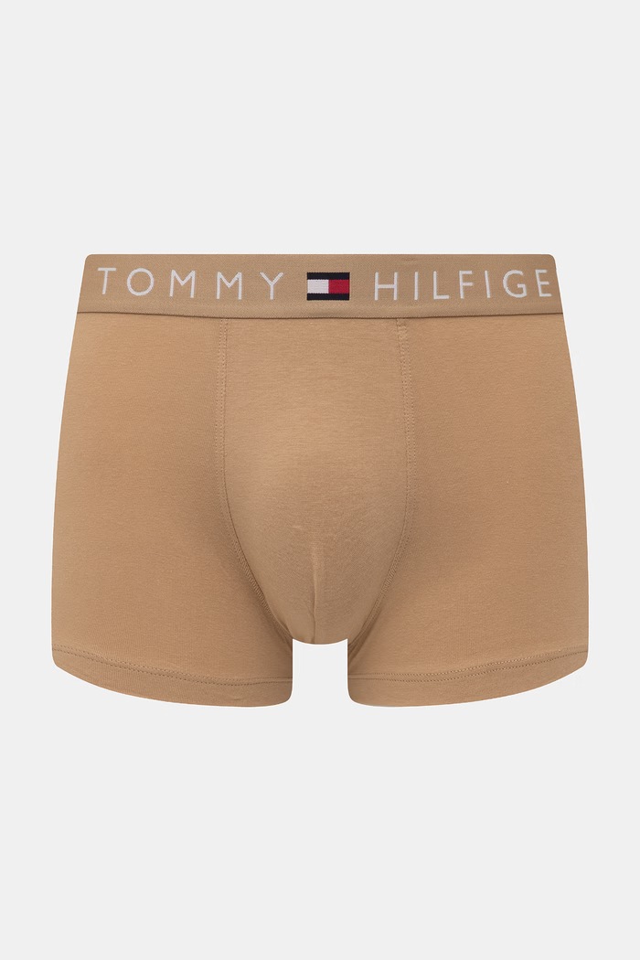 Tommy Hilfiger boxerky pánske s bavlnou 5-pak UM0UM03765 modrá SS26