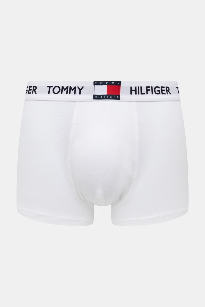 Tommy Hilfiger boxerky pánske bavlnené s elastanom 3-pak UM0UM03835 červená SS26