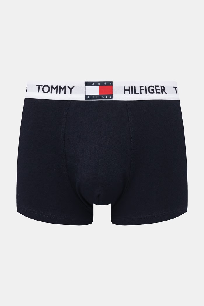 Tommy Hilfiger boxerky pánske bavlnené s elastanom 3-pak červená UM0UM03835