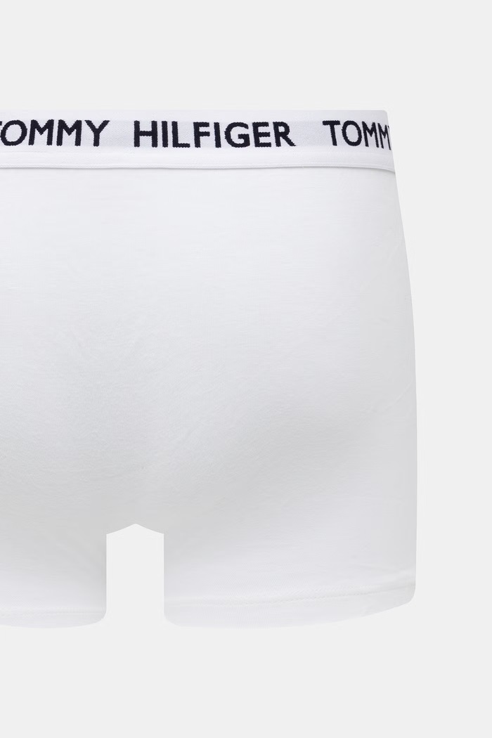 Tommy Hilfiger boxerky pánske bavlnené s elastanom 3-pak UM0UM03835 červená