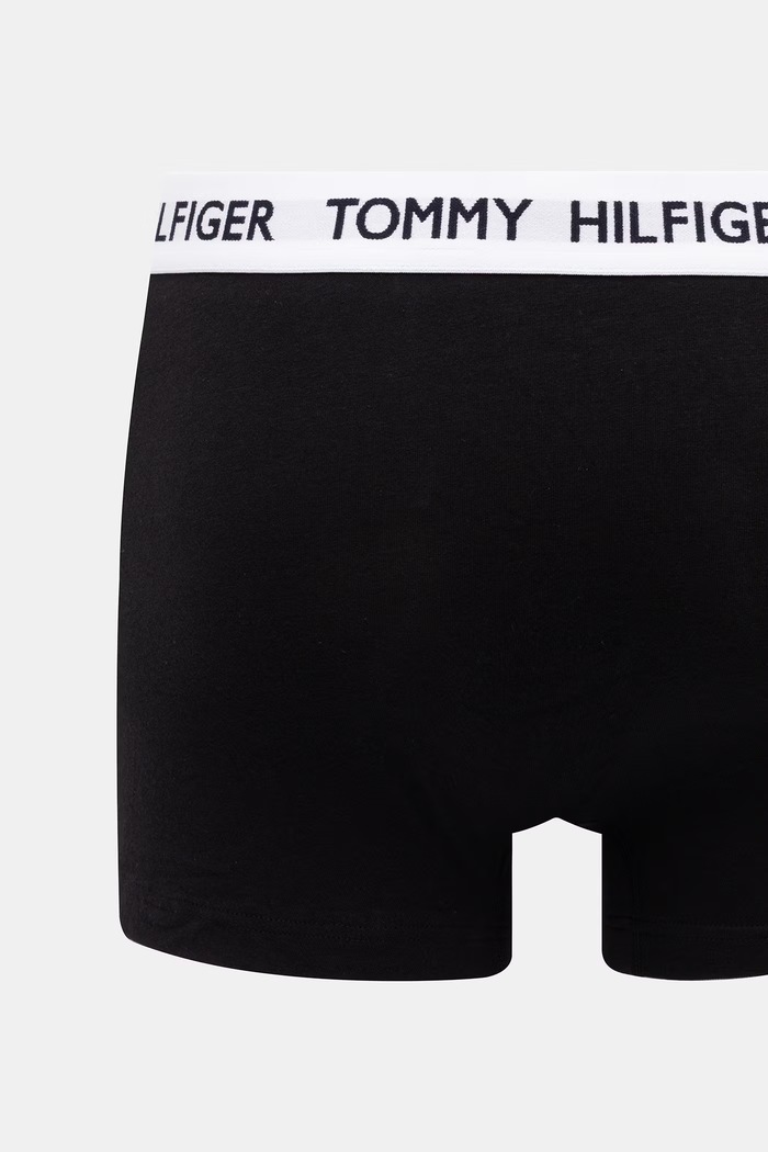 Oblečenie Tommy Hilfiger boxerky pánske bavlnené s elastanom 3-pak UM0UM03835 čierna