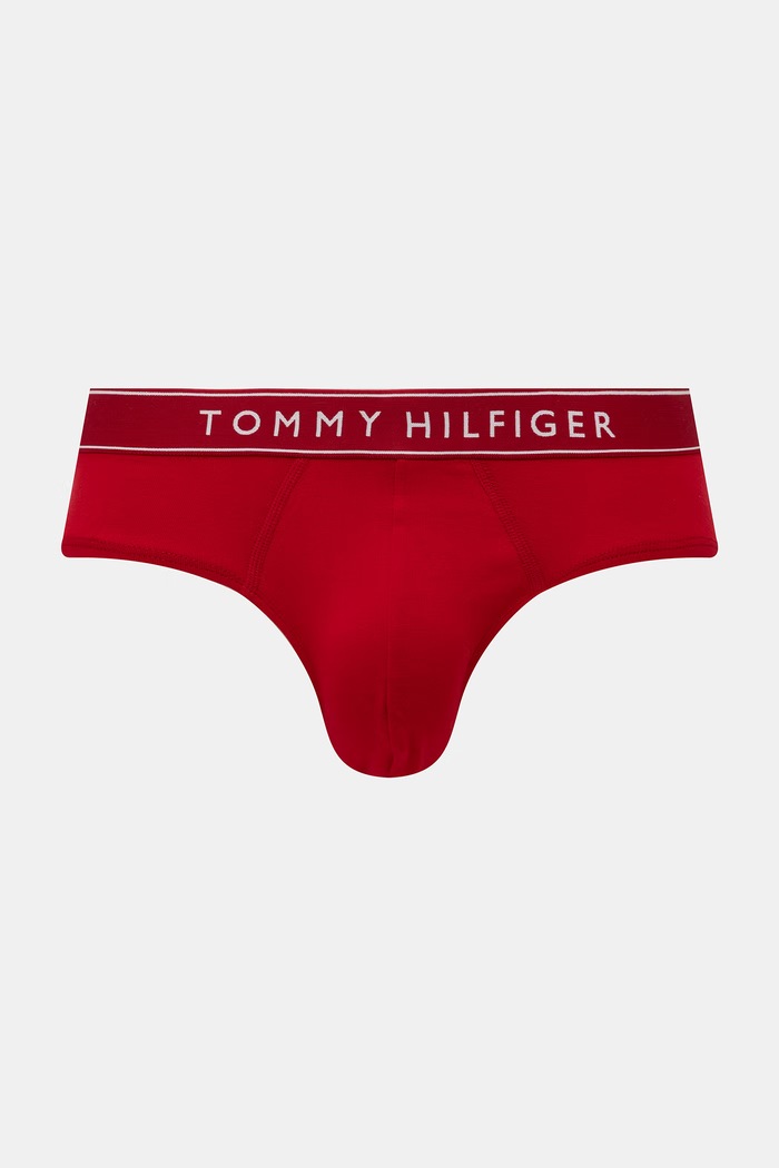Oblečenie Tommy Hilfiger slipy pánske 3-pak UM0UM03856 červená