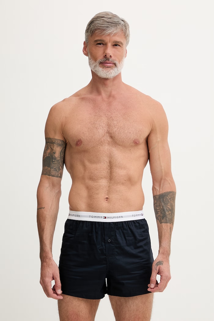 Tommy Hilfiger boxeri pentru bărbați, din bumbac pachet de 2 negru UM0UM03871