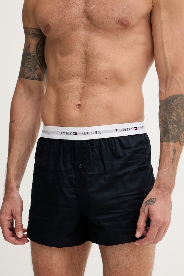 Tommy Hilfiger boxeri pentru bărbați, din bumbac pachet de 2 UM0UM03871 negru SS26