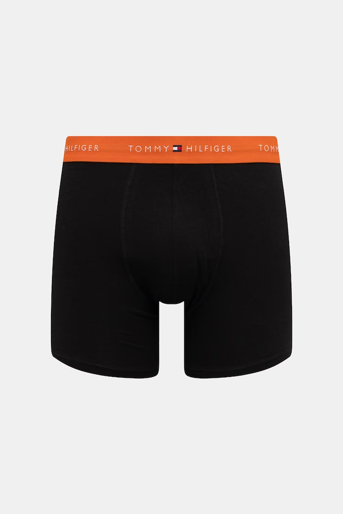 Tommy Hilfiger pánske bavlnené boxerky s elastanom 3-pak UM0UM03874 čierna SS26