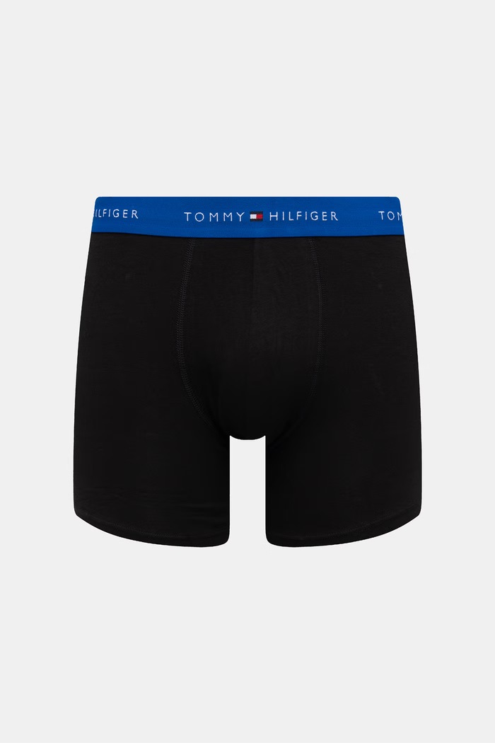 Oblečenie Tommy Hilfiger pánske bavlnené boxerky s elastanom 3-pak UM0UM03874 čierna