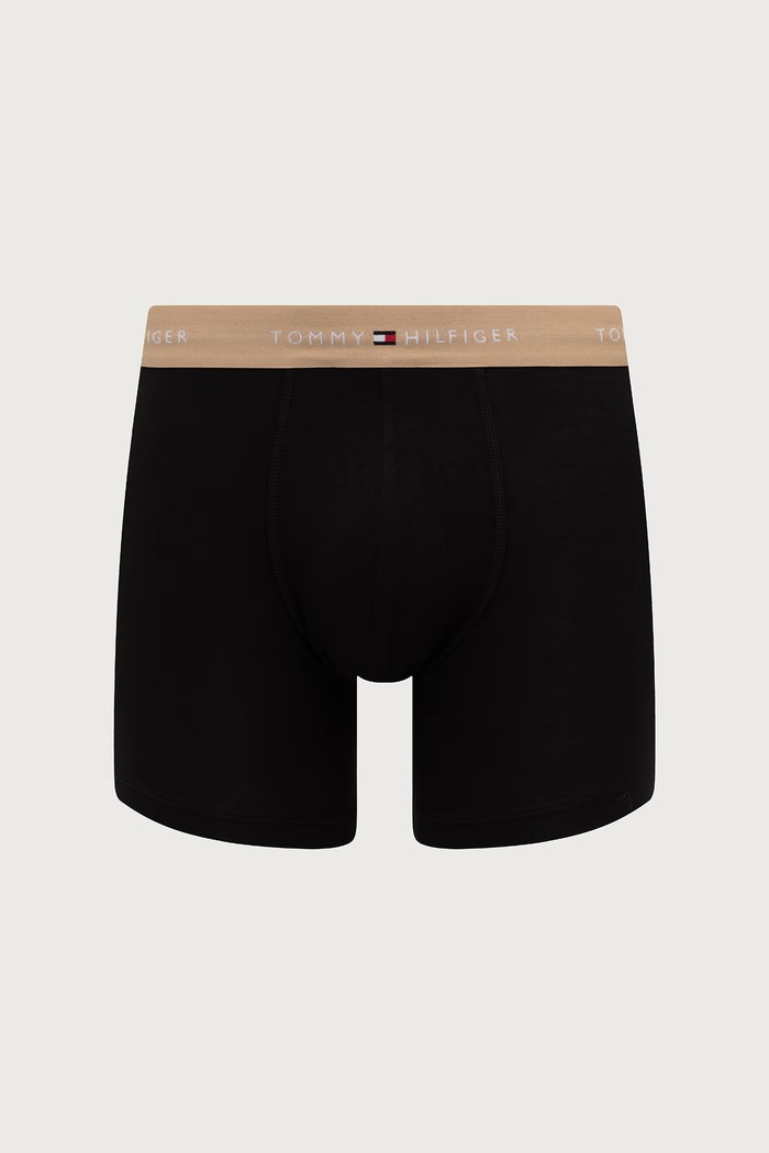Tommy Hilfiger Bokserki męskie bawełniane z elastanem 3-pack UM0UM03874 czarny SS26