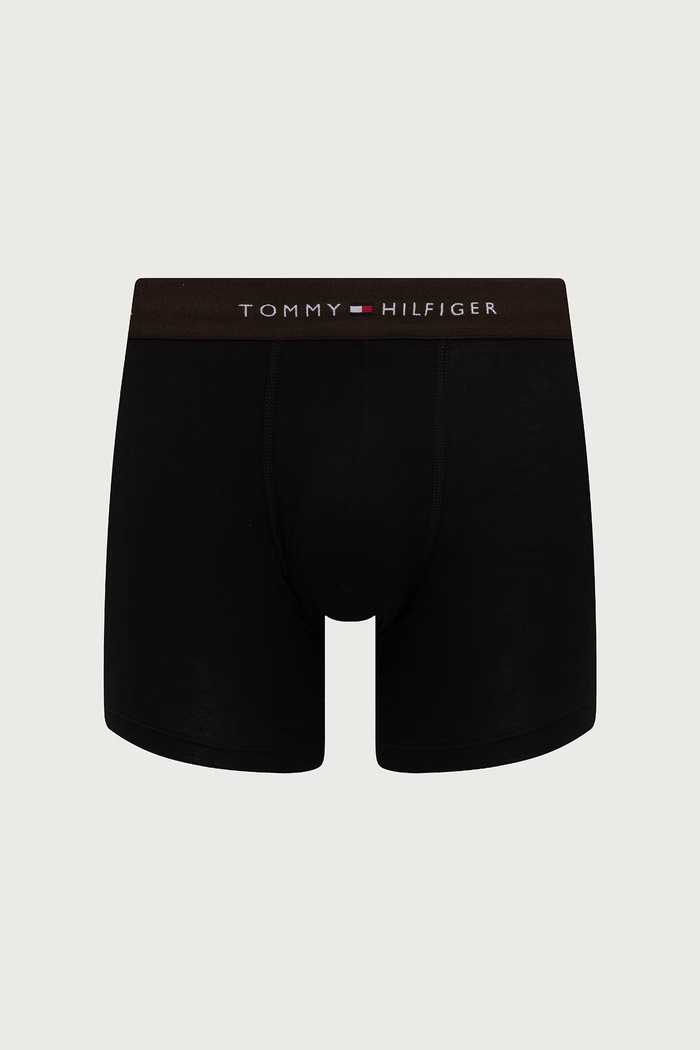 Odzież Tommy Hilfiger Bokserki męskie bawełniane z elastanem 3-pack UM0UM03874 czarny