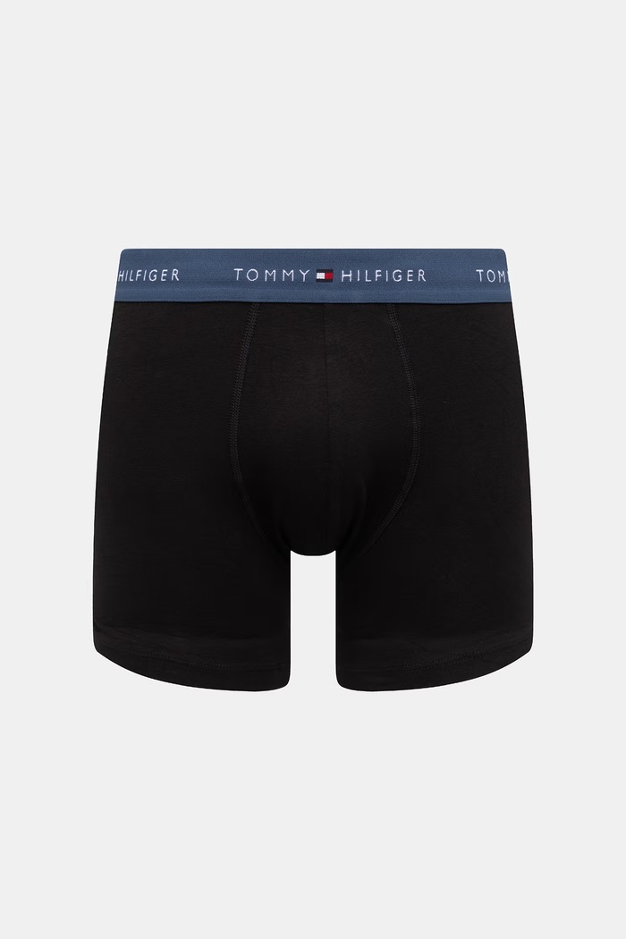 Tommy Hilfiger pánske bavlnené boxerky s elastanom 3-pak UM0UM03874 čierna SS26