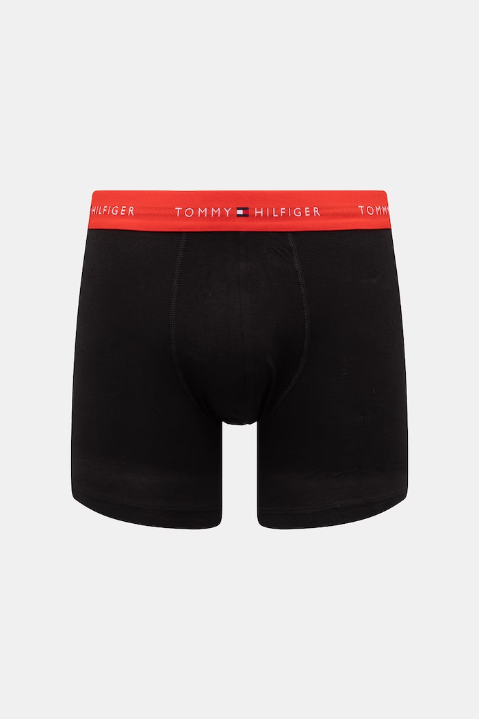 Oblečenie Tommy Hilfiger pánske bavlnené boxerky s elastanom 3-pak UM0UM03874 čierna