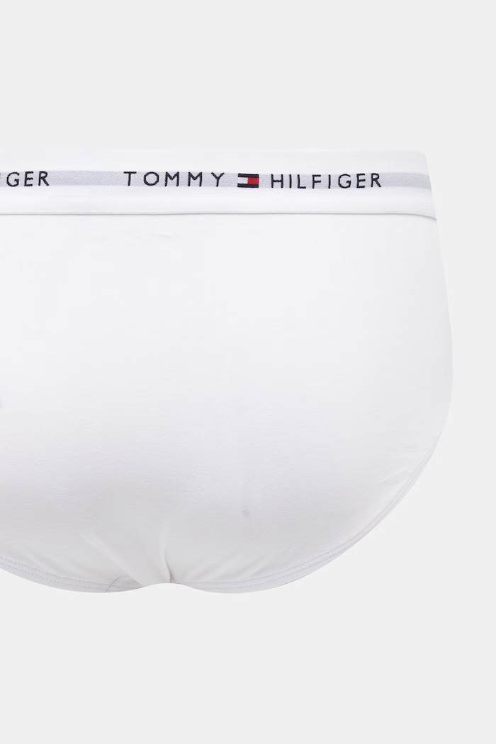 Tommy Hilfiger slipy pánske bavlnené s elastanom 3-pak UM0UM03875 červená