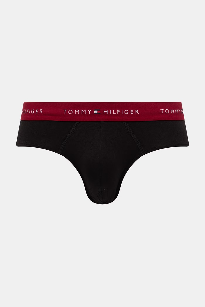 Oblečenie Tommy Hilfiger slipy pánske bavlnené s elastanom 3-pak UM0UM03876 čierna