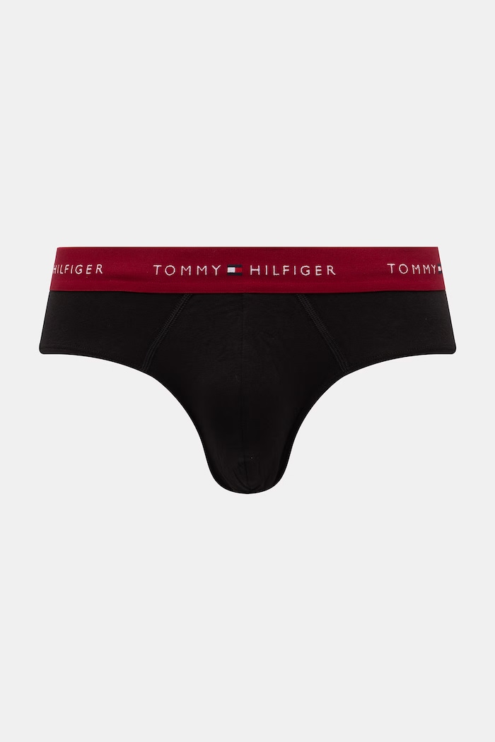 Oblečenie Tommy Hilfiger slipy pánske bavlnené s elastanom 3-pak UM0UM03876 čierna