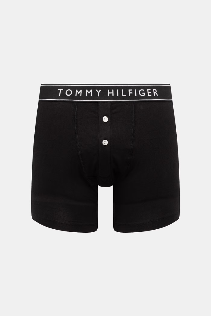Tommy Hilfiger boxerky pánske bavlnené s elastanom 2-pak UM0UM03879 čierna SS26