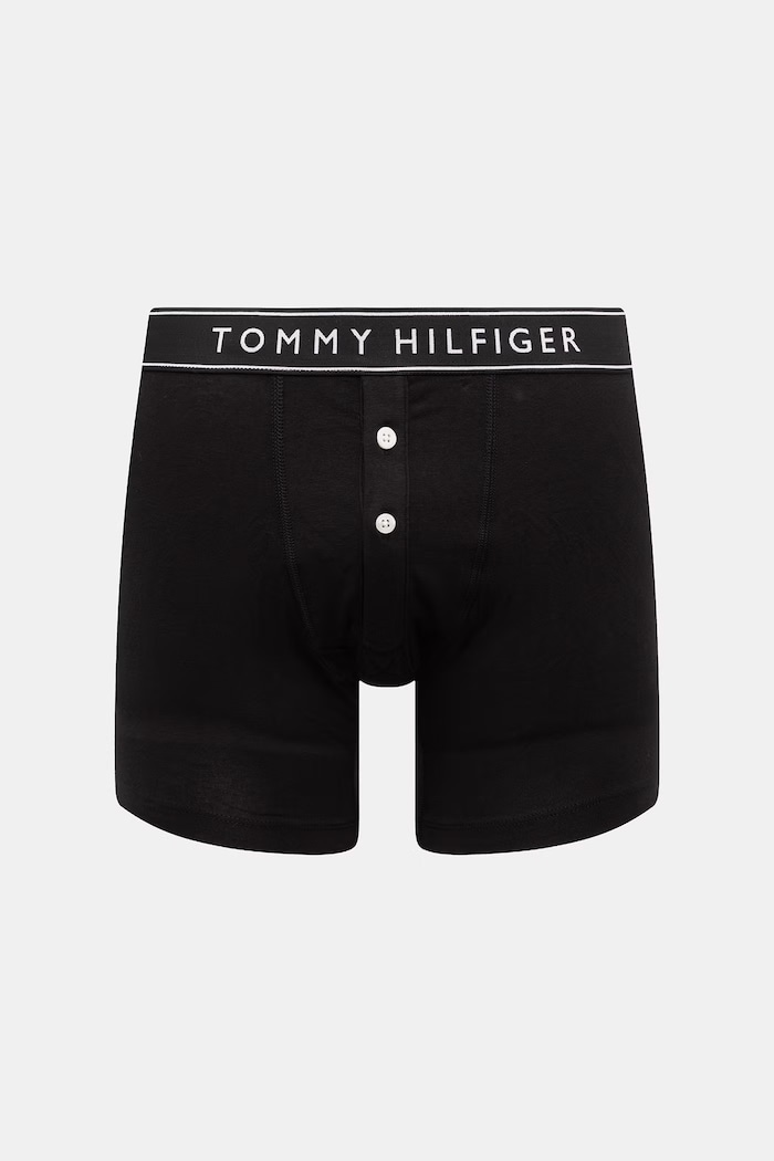 Tommy Hilfiger boxerky pánske bavlnené s elastanom 2-pak UM0UM03879 čierna SS26