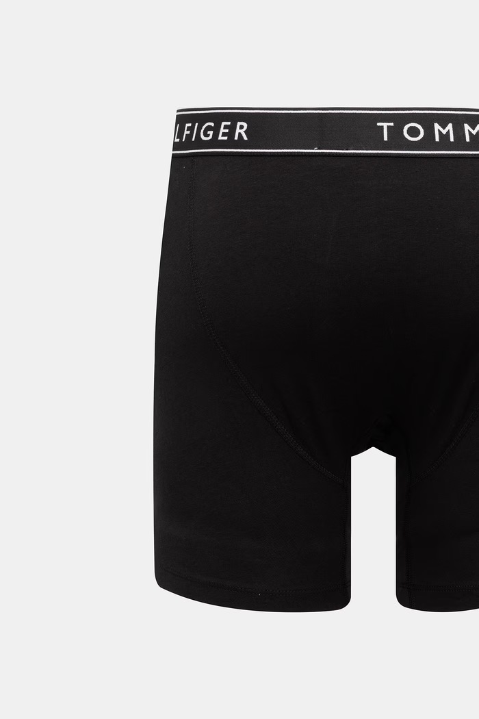 Oblečenie Tommy Hilfiger boxerky pánske bavlnené s elastanom 2-pak UM0UM03879 čierna