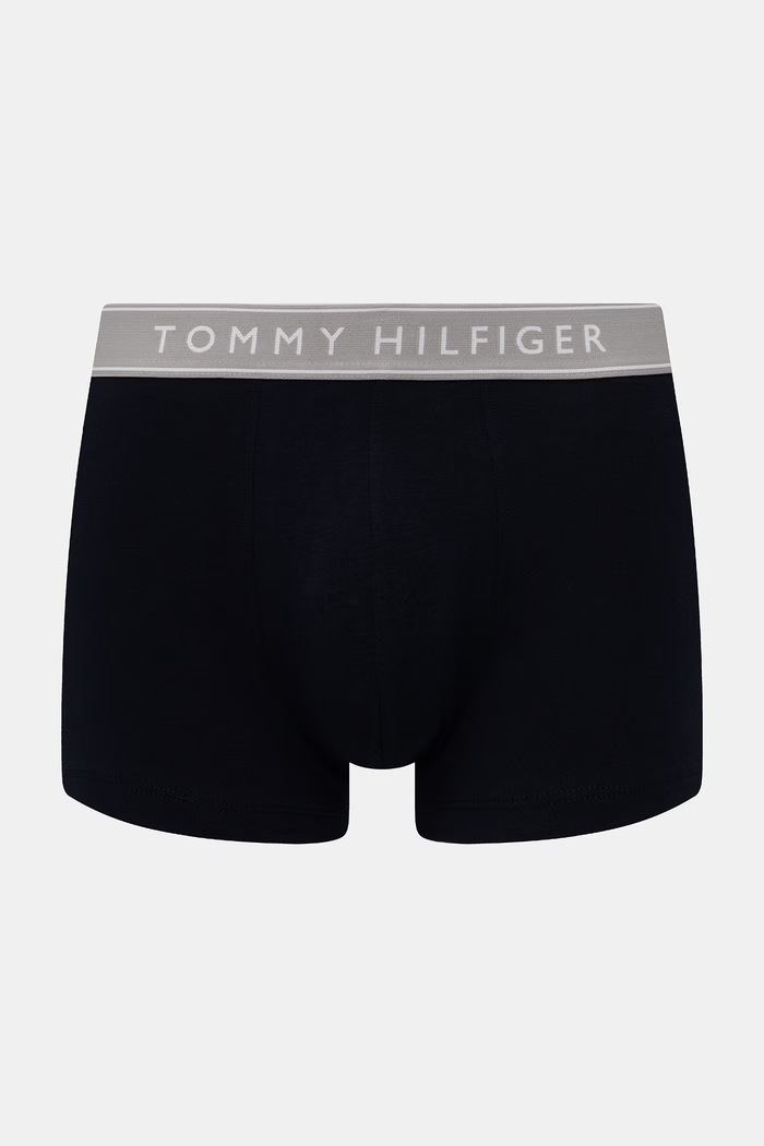 Îmbrăcăminte Tommy Hilfiger boxeri pentru bărbați, cu bumbac pachet de 3 UM0UM03881 bleumarin
