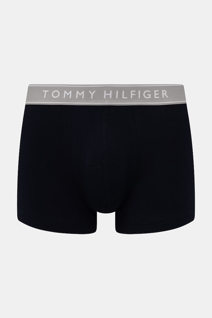 Îmbrăcăminte Tommy Hilfiger boxeri pentru bărbați, cu bumbac pachet de 3 UM0UM03881 bleumarin
