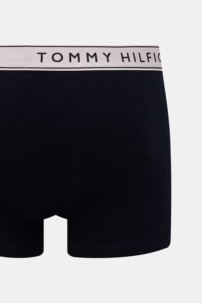 Tommy Hilfiger boxeri pentru bărbați, cu bumbac pachet de 3 UM0UM03881 bleumarin