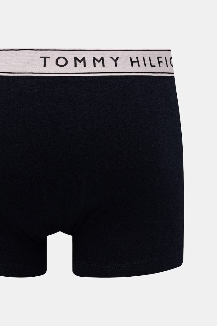 Tommy Hilfiger boxeri pentru bărbați, cu bumbac pachet de 3 UM0UM03881 bleumarin