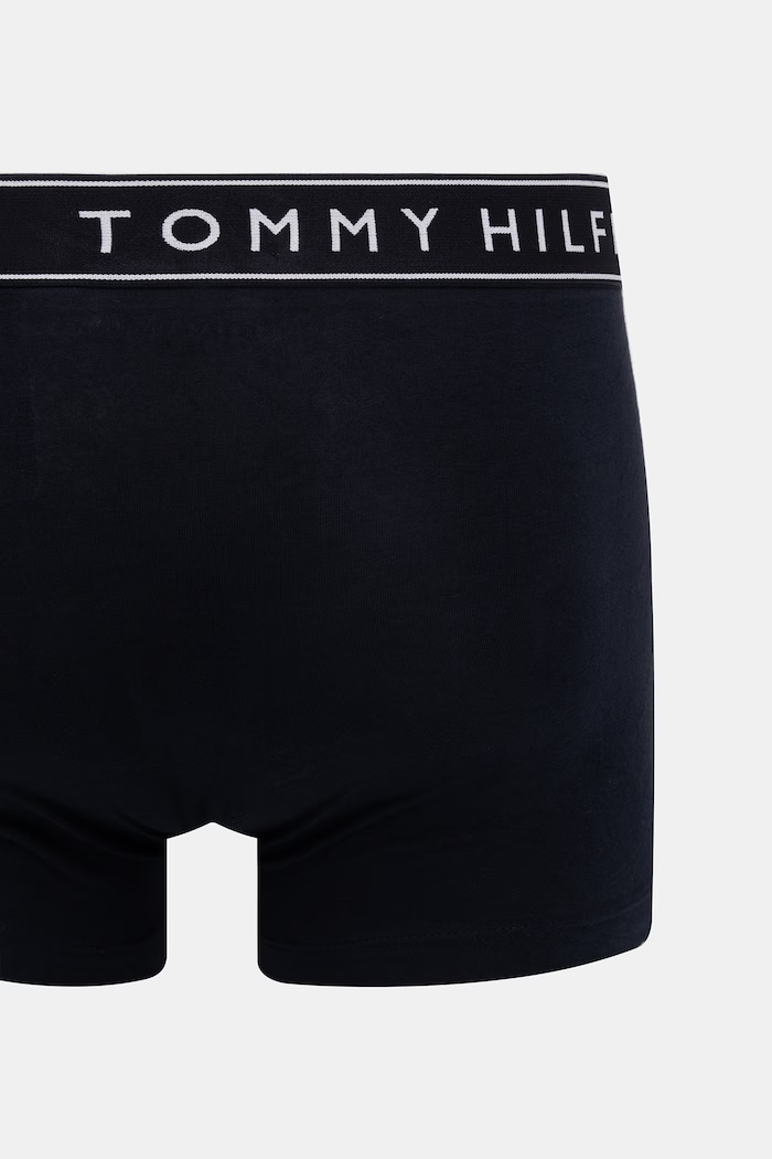 Tommy Hilfiger boxerky pánske s bavlnou 3-pak UM0UM03881 čierna