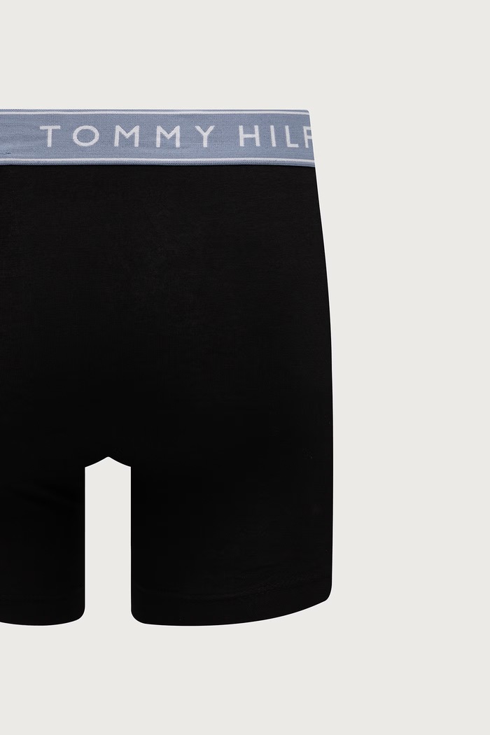 Bokserki męskie z bawełną 3-pack Tommy Hilfiger czarny UM0UM03881